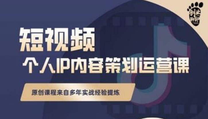 打造抖音短视频个人ip:内容策划实操课 打造抖音短视频个人ip:内容策划实操课